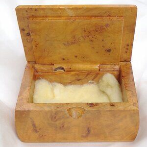 Small wooden box with the inscription "Made In USSR"